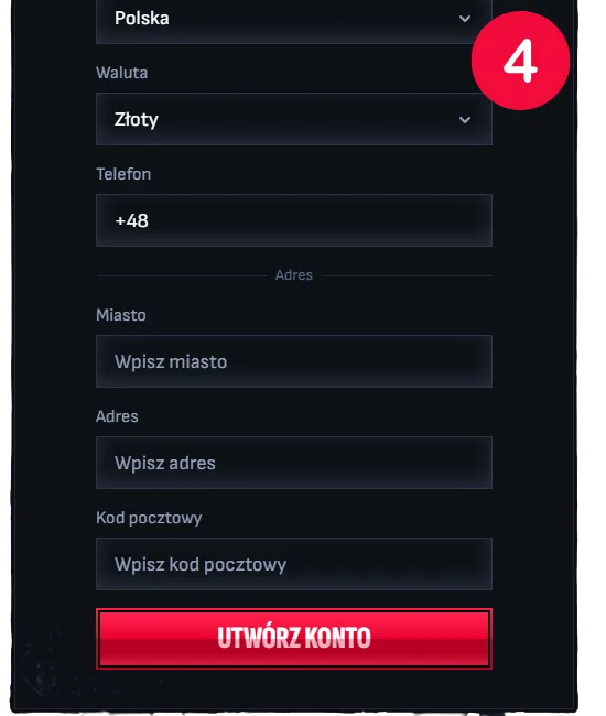 Zarejestruj się w Mafia Casino